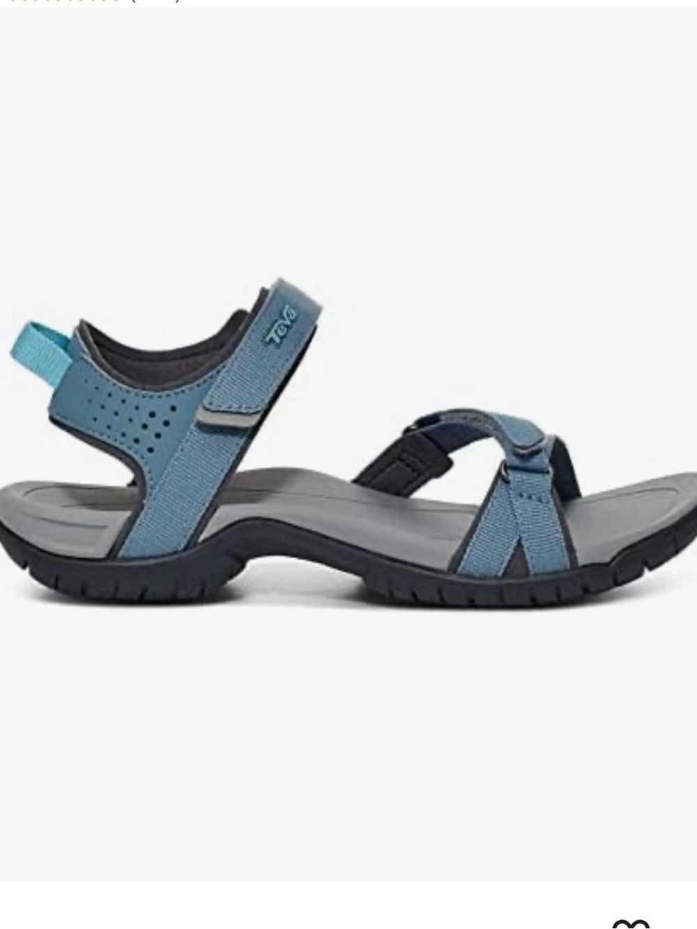 Teva Sandals Verra Women’s Light Blue Strappy Open-Toe SlipOn Athletic Size 10